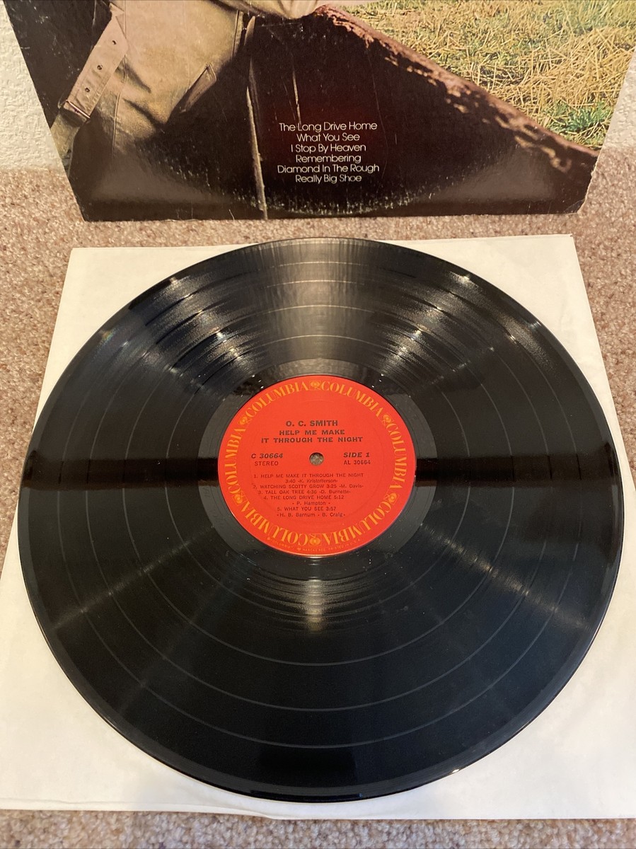 33 rpm vinyl O.C. Smith help me make it through the night | eBay