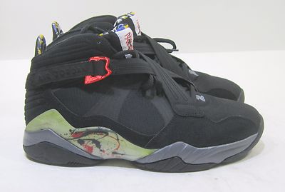 RARE  new Air Jordan 8.0 467807 010 Black/ Red-Flint Grey 2011   MEN Size 10.5