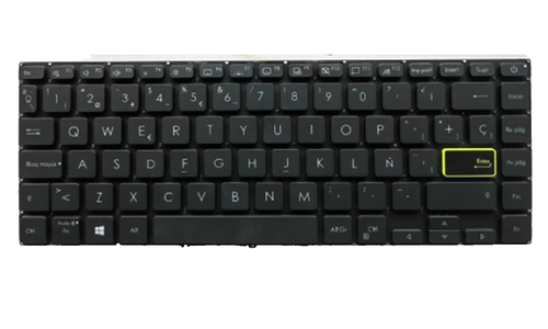 TECLADO PARA ASUS VIVOBOOK M413D ESPAÑOL RETROILUMINADO NEGRO SIN MARCO - Imagen 2 de 5