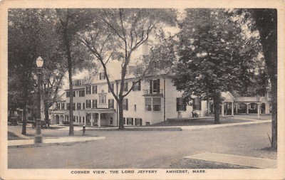 Amherst Massachusetts Lord Jeffrey Ecke Albertype Fotodruck Treadway Postkarte