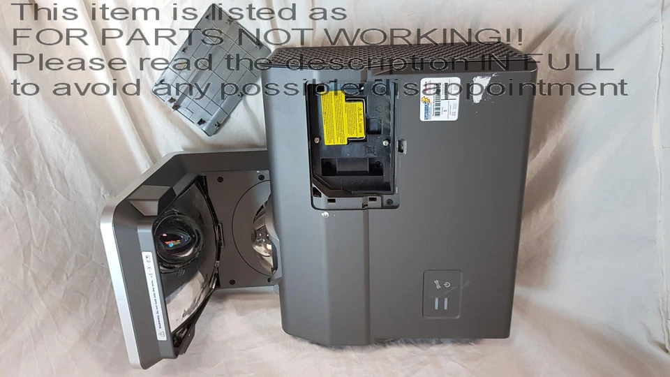 READ DESCRIPTION! Smart uf75 VGA HDMI DLP 3D Ready Short Throw Projector 7224 La - Image 4 of 4