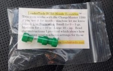 RCBS Reloading Nozzle Upgrade for the ChargeMaster 1500. 3 Piece S-M-L