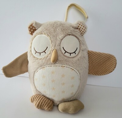 CLOUD B SOUND SMART SENSOR PLUSH OWL NIGHTY NIGHT BABY SOOTHING SOUNDS MACHINE 