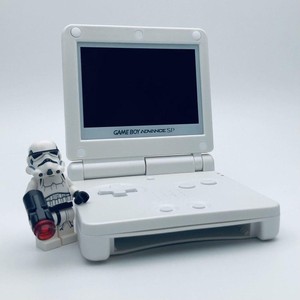 Ips 任天堂game Boy Advance Sp 帝国白色 背光定制mod Ebay