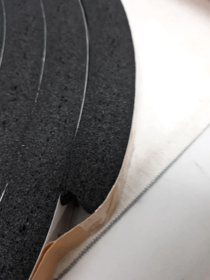 Sponge Neoprene Stripping W/Adhesive 3/4in Wide X 3/4in Thick X 25ft Long - Image 3 of 4