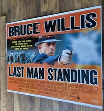 Last Man Standing /  Quad Original Film Poster Bruce Willis / 1996