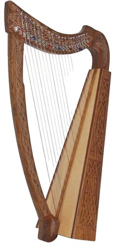 Mid East Roosebeck Baby Harp 12-String Knotwork | eBay