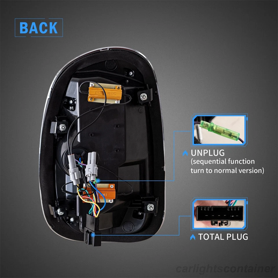 Par de luces traseras LED AHUMADAS para luces traseras Mini Cooper Countryman R60 2010-2016 Foto 4 de 4