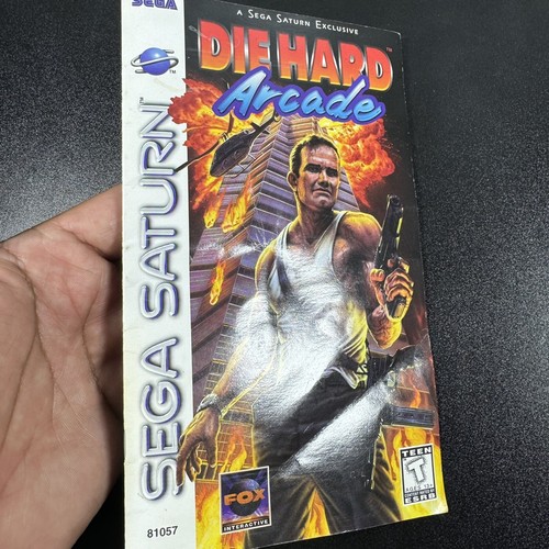 Die Hard Arcade - Sega Saturn - Completo di manuale e scheda di registrazione testato - Foto 8 di 11