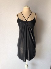 Urban Outfitters Out From Under Slip Black Criss Cross Double Strap Slip Dress