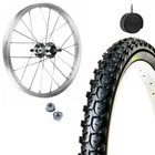 Front Wheel 16X1.75 + Treaded Tire MTB 16 X 1.75 + Kids Bike Inner Tube