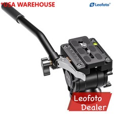 Leofoto BV-10L Lever-Release Clamp Fluid Video Head with Arca Plate