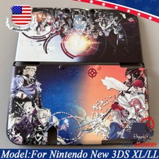 For Nintendo New 3DS LL/XL Fire Front Back Housing Shell Protective Case Cover