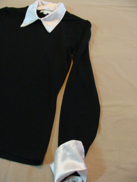 Vintage 80-90"s Women Sweater Top Black Removable… - image 8