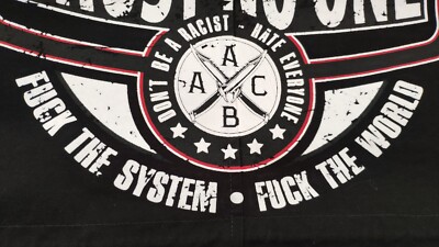 Jacke Brandit.Trust no one. fuck the system fuck the world