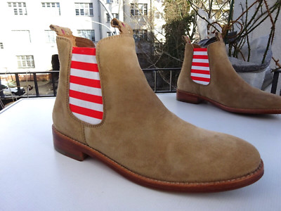 CRICKIT CRICK IT Damen Schuhe Chelsea Stiefel Leder Beige Germany Gr.36 f.Neuw