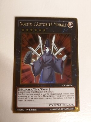 Yu-Gi-Oh! Norito The Moral Leader – Secret Rare, 1st Edition, Sammelkarte
