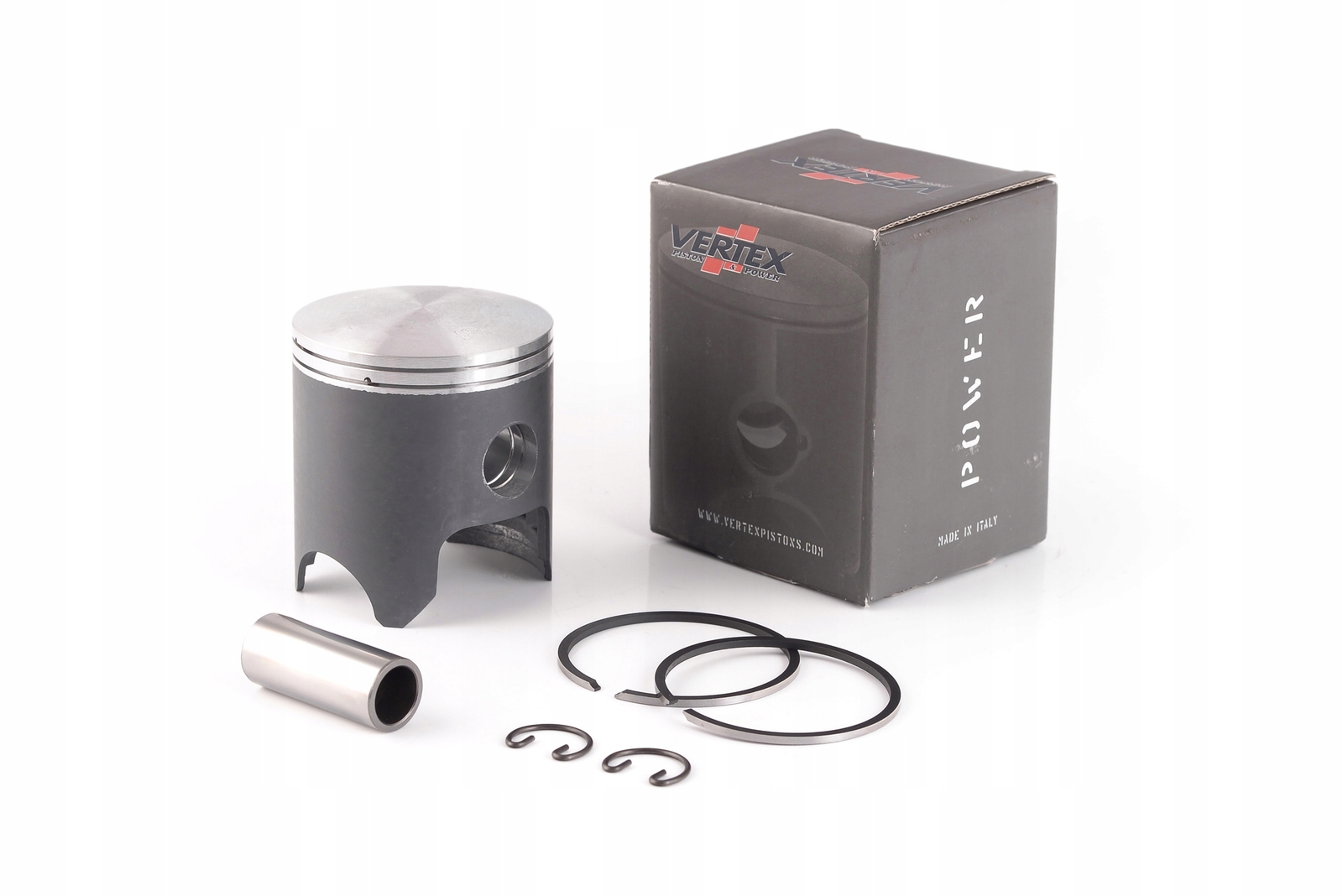 Piston POLINI 46.95mm axe 12mm de haute précision pour cylindre Quarz