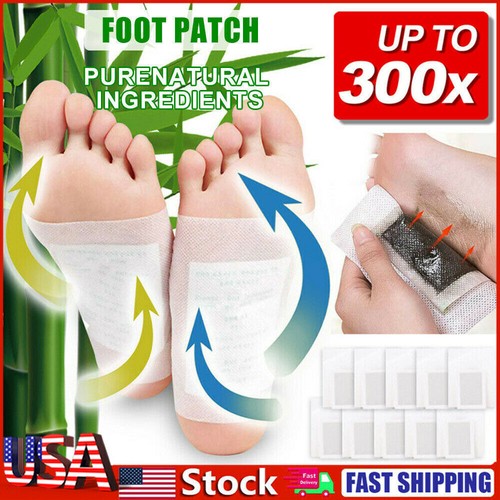 200/50 NUBU SelfAdhesive Foot Detox Pads Cleanning Patch Pain Relief