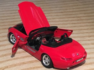red bmw toy car
