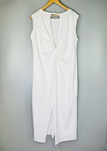 New Women’s Cross Back Tee Dress US S/M Bust 43 in - Picture 3 of 8