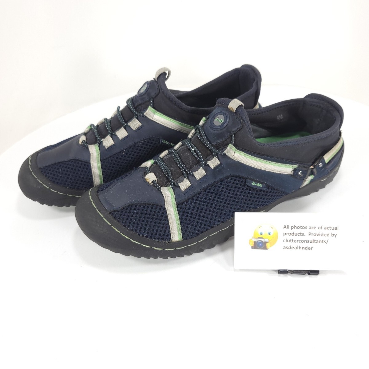 J-41 Jeep Mesh Lace Up Outdoor Trail Shoe Womens Size 9M Blue - Main Image