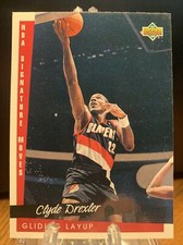1993-94 Upper Deck Signature Moves Clyde Drexler #238 Gliding Layup