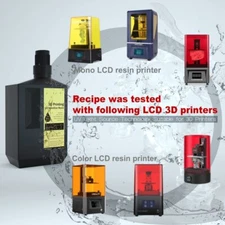 Water Washable Resin 3D Printer UV Sensitive LCD UV-Curing Photopolymer Printing