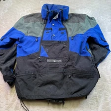 VTG The North Face Steep Tech Mountain Jacket Blue Green Sz XL RARE Look