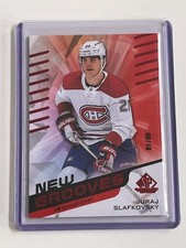 2022-23 SP Game Used New Grooves Juraj Slafkovsky Rookie /99 SSP!  Montreal 🔥