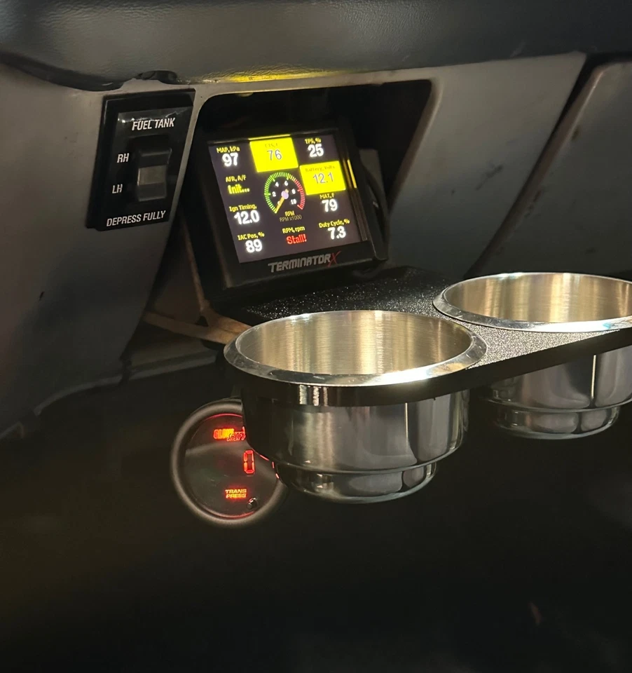 Squarebody  Chevy c10 Truck Dual Size Cup Holder  1973-1987  - Image 2 of 4