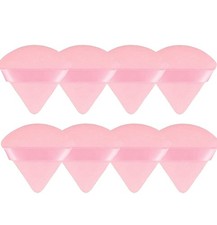 8 Pieces Triangle Powder Puff Face Soft 8 Count Pack of 1 , Pink