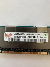 Hynix HMT151R7BFR4C-G7 4GB DDR3-1066 PC3-8500R 2Rx4 Server Memory Module