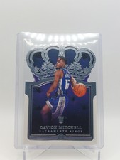 Panini 2021-22 Crown Royale Davion Mitchell #41 Sacramento Kings Basketball