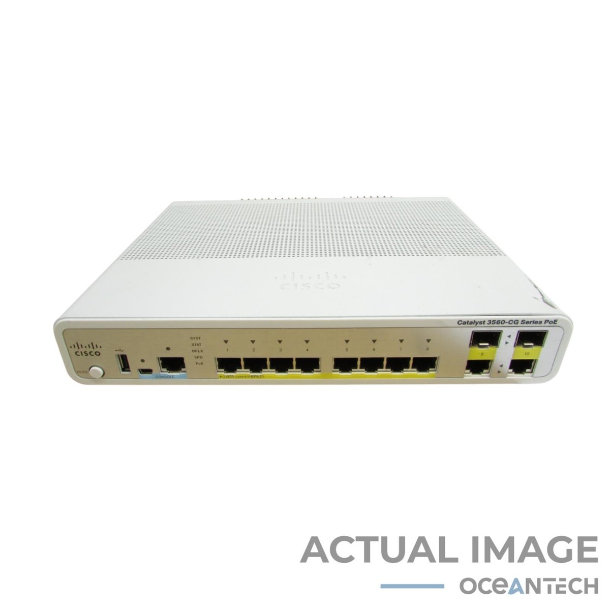 Cisco Catalyst 3560-CG Series PoE 本体 Cisco Catalyst 3560-CG Series WS-C3560CG-8PC-S 8-Port Ethernet