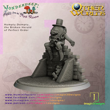 Humpty Dumpty, The Broken Herald of Perfect Order | Wonderdeep | Imagin3Designs