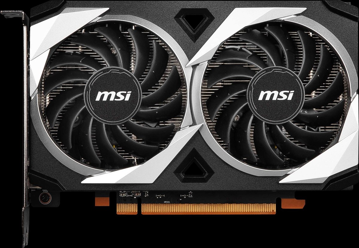 MSI Radeon RX 6500 XT MECH 2X 4G OC Graphics Card, PCI-E Gen