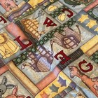 Handmade Animal Alphabet Crib Quilt, Multicolor Quilted Nursery Blanket — photo 2