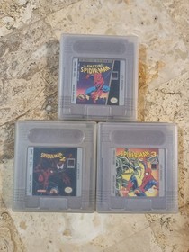 AMAZING SPIDER-MAN 1 2 3 LOT ✨Gameboy Game Boy Color✨ USA Spiderman II III NICE!