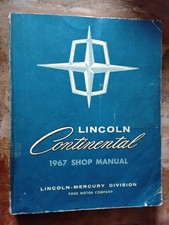 Lincoln Continental 1967 Shop Manual Ex Libris