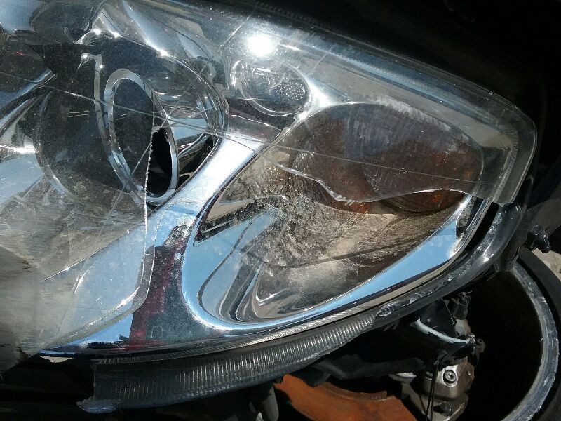 2008 MASERATI QUATTROPORTE HEADLIGHT HID PARTS ONLY DAMAGED