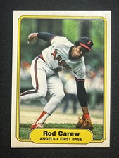 1982 Fleer #455 Rod Carew