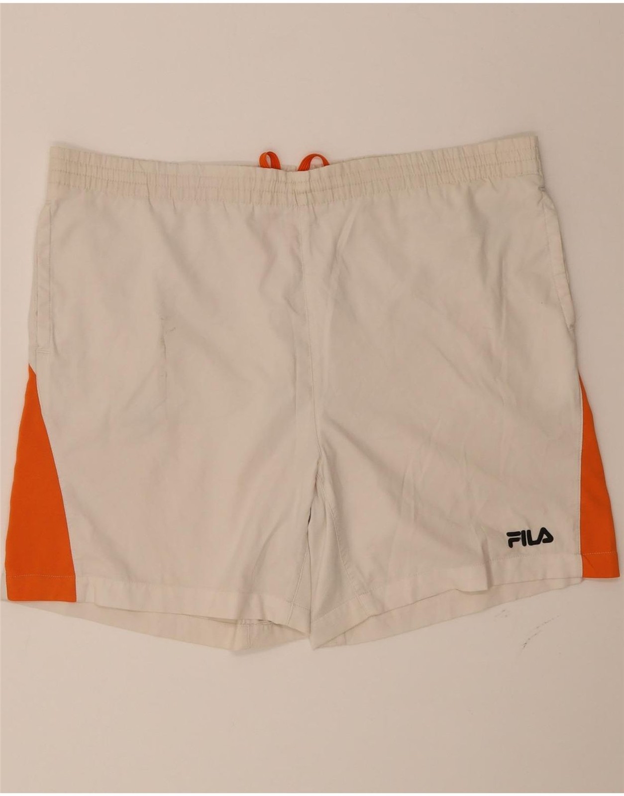 FILA pantaloncino sportivo uomo XL bianco colorblock poliestere DQ60