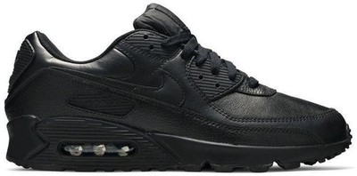 *NEW* Men Nike Air Max 90 Leather Black/Black (CZ5594 001), Sz 8.0 - 14.0