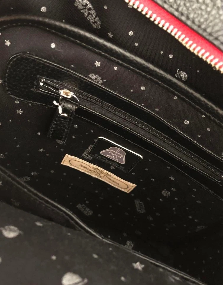 Неиспользованный черный кожаный рюкзак Star Wars × Samantha Thavasa для совместной работы - Изображение 2 из 4