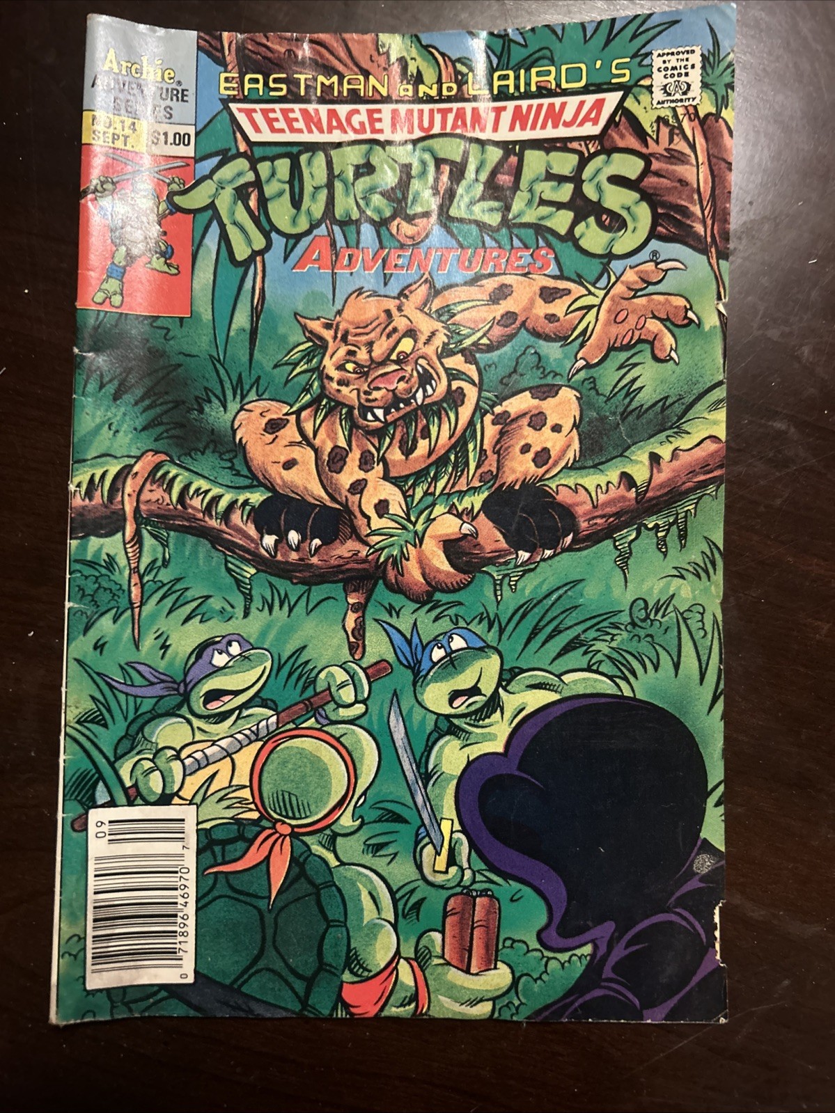 Teenage Mutant Ninja Turtles Adventures #14 (ARCHIE COMICS September 1990)