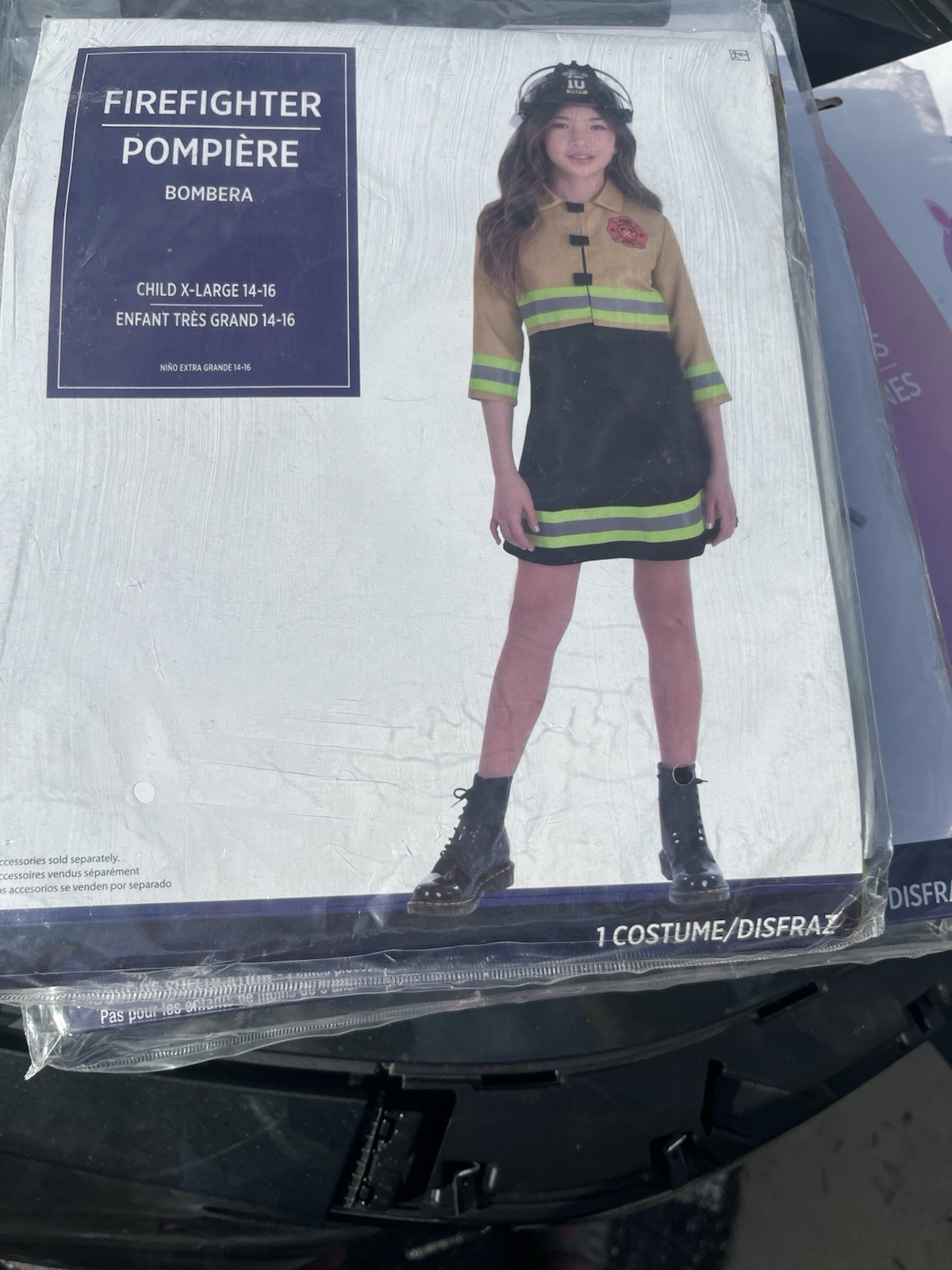 Firefighter Girl X Large 14-16 Dress Suit Dress Up Halloween Child Costume