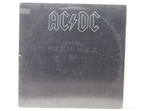 AC/DC Back In Black Atlantic Records SD 16018 1980 1st Press Vinyl LP Album