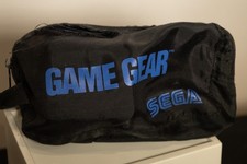 Vintage Sega Game Gear Super Wide Gear Screen Magnifier Carry Bag AC Adapter Lot