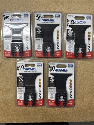 5 Pack - NEW Dremel Universal 2-3/4 in Oscillating Multi-Tool Blade 2.75 